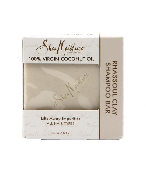 100% Virgin Coconut Oil Rhassoul Clay Shampoo Bar, 4.5 oz, Shea Moisture 100% Virgin Coconut Oil Rhassoul Clay Shampoo Bar, SHEA, MOISTURE, 100%, Virgin, Coconut, Oil, Rhassoul, Clay, Shampoo, Bar, soften, shine, travel, friendly, easy-to-use, low price, 