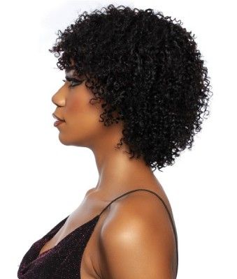 11A Jerry Coil 10 100 Unprocessed Human Hair Full Wig Trill Mane Concept