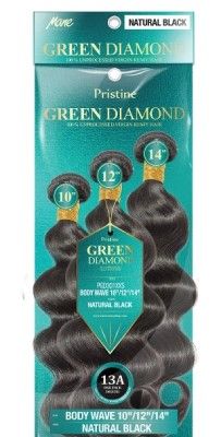 13A Body Wave Green Diamond Pristine 100 Unprocessed Virgin Remy Hair Bundle Mane Concept