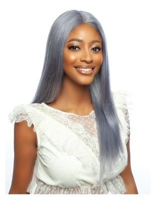 13A Straight 20 Platinum Water HD Lace Front Wig Mane Concept