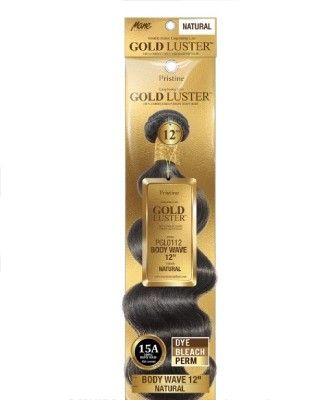 15A Gold Luster Body Wave Virgin Remy Hair Bundle Pristine Mane Concept