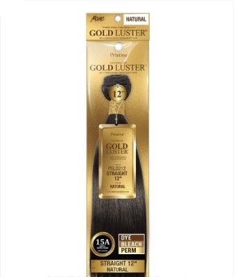 15A Gold Luster Straight Virgin Remy Hair Bundle Pristine Mane Concept