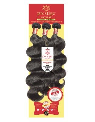 16A Prestige Natural Body 3 PCS Virgin Remy Human Hair Bundle Janet Collection