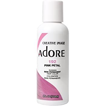 Adore Semi-Permanent Hair color 192 Pink Petal, 4 oz