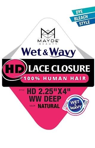 deep lace closure, deep curly lace closure, deep curly hd lace closure, human hair lace closure, wet and wavy lace closure, Onebeautyworld, 2.25