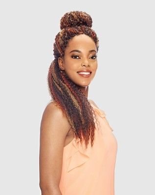 2X Brazilian Braid 18 Inch Synthetic Hair Crochet By Express Braid - Vanessa