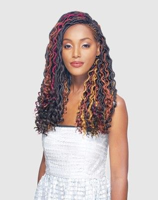 2X Goddess Locs 16 Synthetic Hair Crochet Braid By Kalon Tress - Vanessa