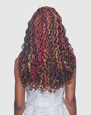 2X Goddess Locs 16 Synthetic Hair Crochet Braid By Kalon Tress - Vanessa