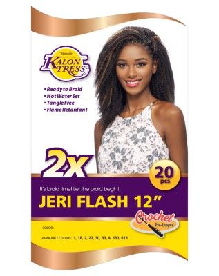 2X Jeri Flash 9 Synthetic Hair Crochet Braid By Kalon Tress - Vanessa