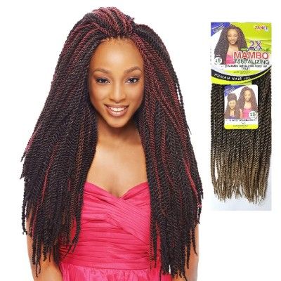 2X Mambo Goddess Tantalizing Twist 18 Inch Crochet Braid By Janet Collection