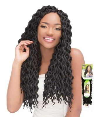 2X MAMBO NATURAL COILY LOCS 18 Inch Crochet Braid By Janet Collection