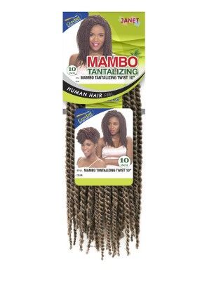 2X Mambo Tantalizing Twist Braid 10 Inch Crochet Braid By Janet Collection