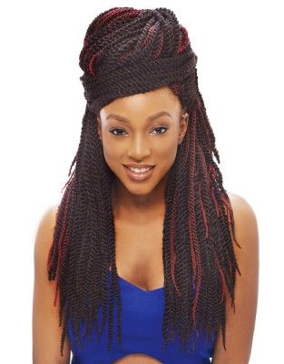2X MAMBO TANTALIZING TWIST BRAID 30 Inch Crochet Braid By Janet collection