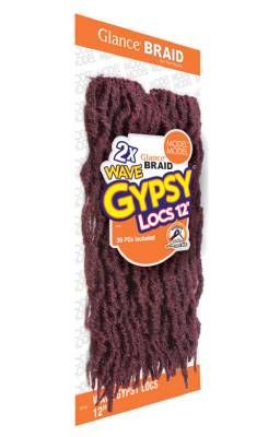 2X Wavy Gypsy Loc 12 Glance crochet Braid By Model Model