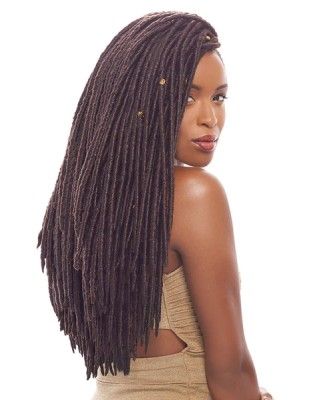 2X Mambo Coily Faux Locs 18 Inch Crochet Braid By Janet Collection
