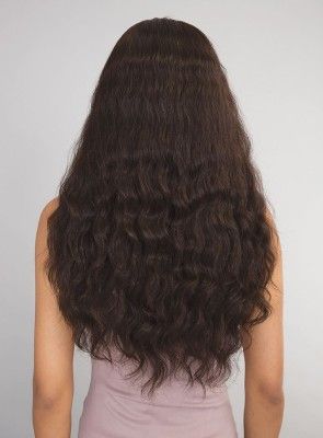 360 French Wave 26 Inch 100 Virgin Remy Hair Full Lace Wig By Janet Collection