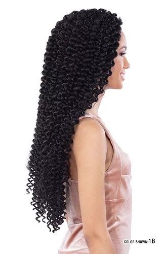 20 Inch Deep Wave Braiding Hair, 20 Inch Wavy Crochet Hair 2 Packs  Synthetic Brown Curly Wavy Beach Braiding Crochet Hair for Women