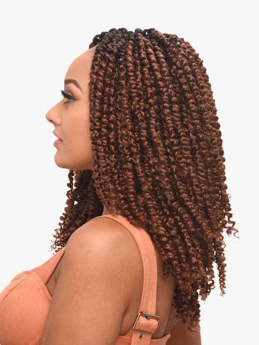 3X Bomb Twist 12 Inch Beauty Element Realistic Ghana Twist Crochet Braid- Bijoux