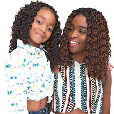 3X Deep Twist 10 Inch Synthetic Chic 'N Curly Braids By Janet Collection
