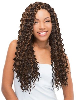 3X Deep Twist 24 Inch OpenLoop Crochet Braid By Janet Collection