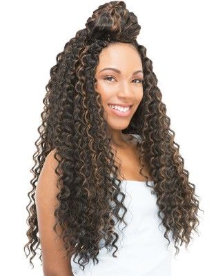 3X Deep Twist 24 Inch OpenLoop Crochet Braid By Janet Collection