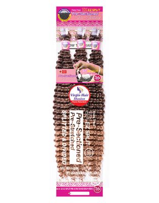 3X EZ Split Deep Wave 56 Nala Tress Braiding Hair Janet Collection