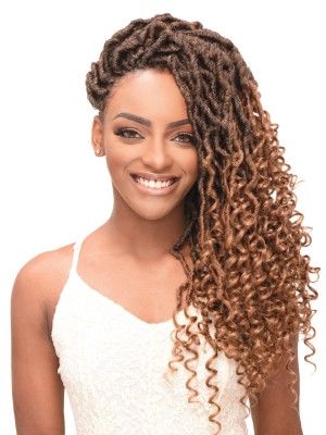 3X Ghana Curly Tip 18 Passion Locs Crochet Braid Beauty Elements