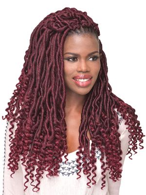 3x Ghana Twist Boho Locs Jerry 18 Realistic Crochet Braid Bijoux