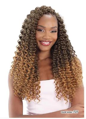 3X Modern Soft Peruvian Deep 18 Crochet Braid Mayde Beauty