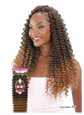 3X Modern Soft Peruvian Deep 18 Crochet Braid Mayde Beauty