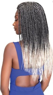 4X EZ Tex Senegalese Twist 10 Inch Pre-Feathered Crochet Braid By Janet Collection