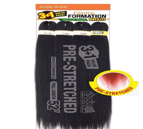 4X Formation Natural Touch 26 Braiding Hair Model Model