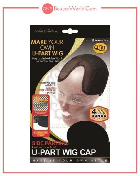 Qfitt U-Part Wig Cap - Invisible Lace front - Side Parting