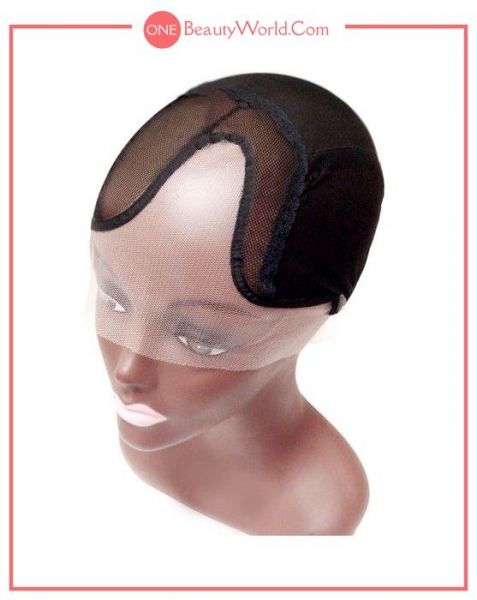 Qfitt U-Part Wig Cap - Invisible Lace front - Side Parting