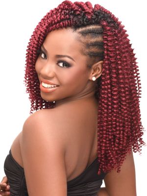 3X Ghana Twist Springy Bohemian 14 Realistic Crochet Braid Beauty Elements