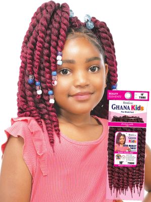 Realistic Ghana Kids 10 Afro Marley Twist Crochet Braid Beauty Elements