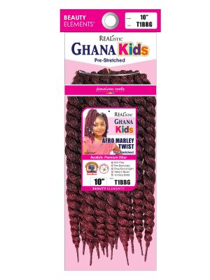 Realistic Ghana Kids 10 Afro Marley Twist Crochet Braid Beauty Elements