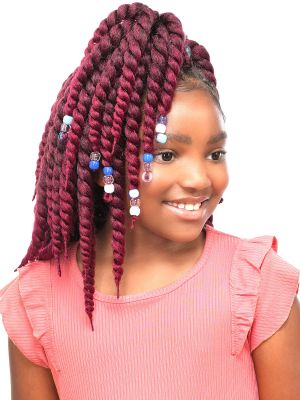 Realistic Ghana Kids 10 Afro Marley Twist Crochet Braid Beauty Elements