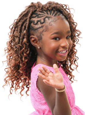 Realistic Ghana Kids 10 Boho Locs Crochet Braid Beauty Elements