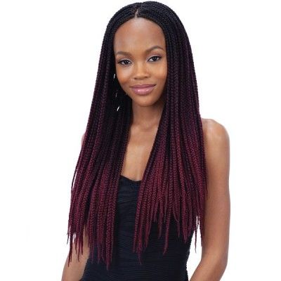 Crochet Hair Box Braids Curly Ends Synthetic - Hair Candy Beauty