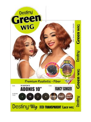 Adonis 10 Destiny Glueless HD Green Lace Front Wig Beauty Elements