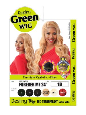 Destiny Forever Me 24 Glueless HD Green Lace Front wig Beauty Elements