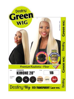 Destiny Kimone 28 Glueless HD Green Lace Front Wig Beauty Elements