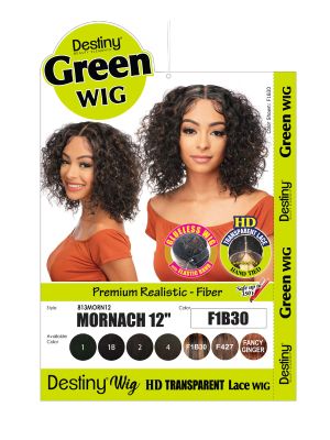 Destiny Mornach 12 Glueless HD Green Lace Front Wig Beauty Elements