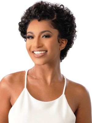 Sassy Pixie Curl Destiny Brazilian Virgin Human Hair HD Lace Front Wig Beauty Elements