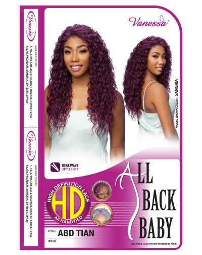 ABD Tian Synthetic Hair Lace Front Wig By All Back Baby - Vanessa