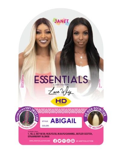 Abigail Essentials HD Lace Front Wig By Janet Collection