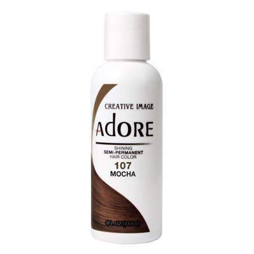 Adore Semi-Permanent Hair color 107 Mocha, 4 oz