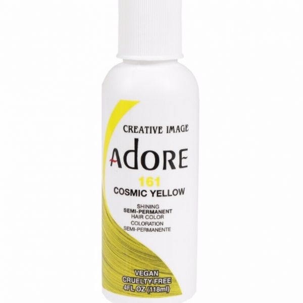 Adore Semi-Permanent Hair color 161 Cosmic Yellow, 4 oz