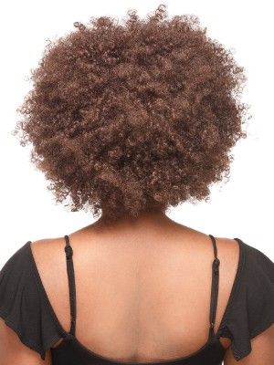 Afro Coily 13 Premium Realistic Fiber Green HD Lace Front Wig Beauty Elements